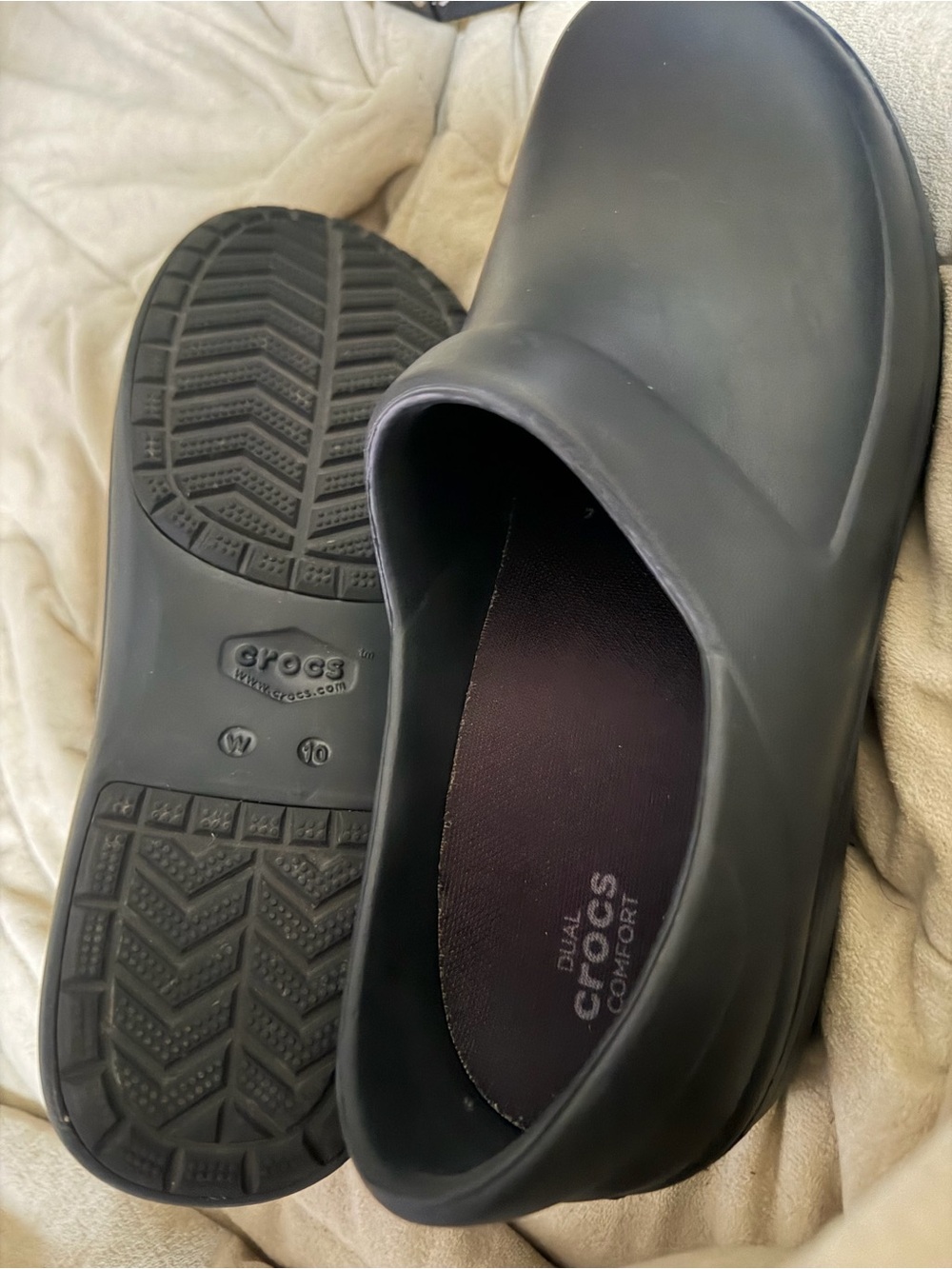 CROCS Men’s Black Slip-On Work Clog